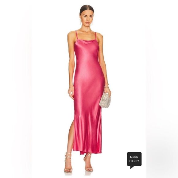 pistola Dresses & Skirts - NWT Mari Square Neck Dress in Guava by PISTOLA